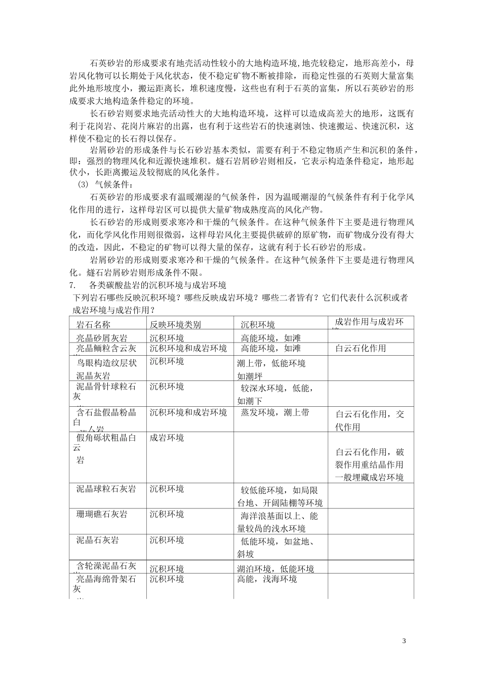 长江大学沉积岩石学考研重点_第3页