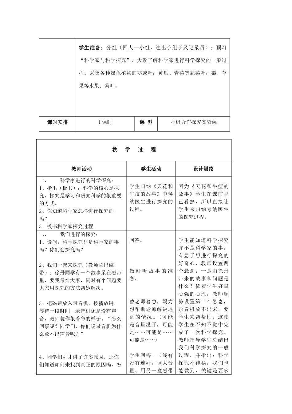 七年级科学上册《生物的适应性和多样性》教案6 浙教版_第2页