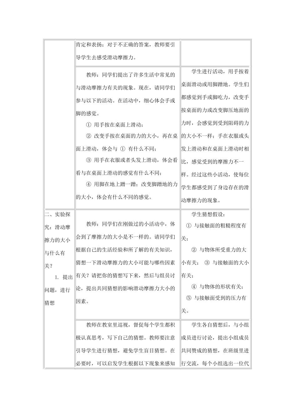 八年级物理下册 7.5 摩擦力教案 教科版-教科版初中八年级下册物理教案_第3页