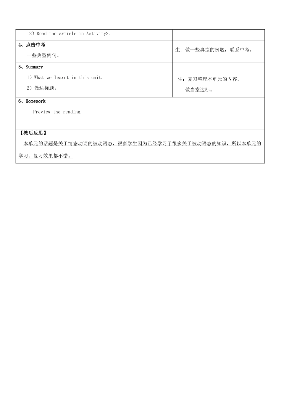 九年级英语全册 Unit3 Teenagers should be allowed to choose their clothes（第5课时）教案 人教新目标版_第2页