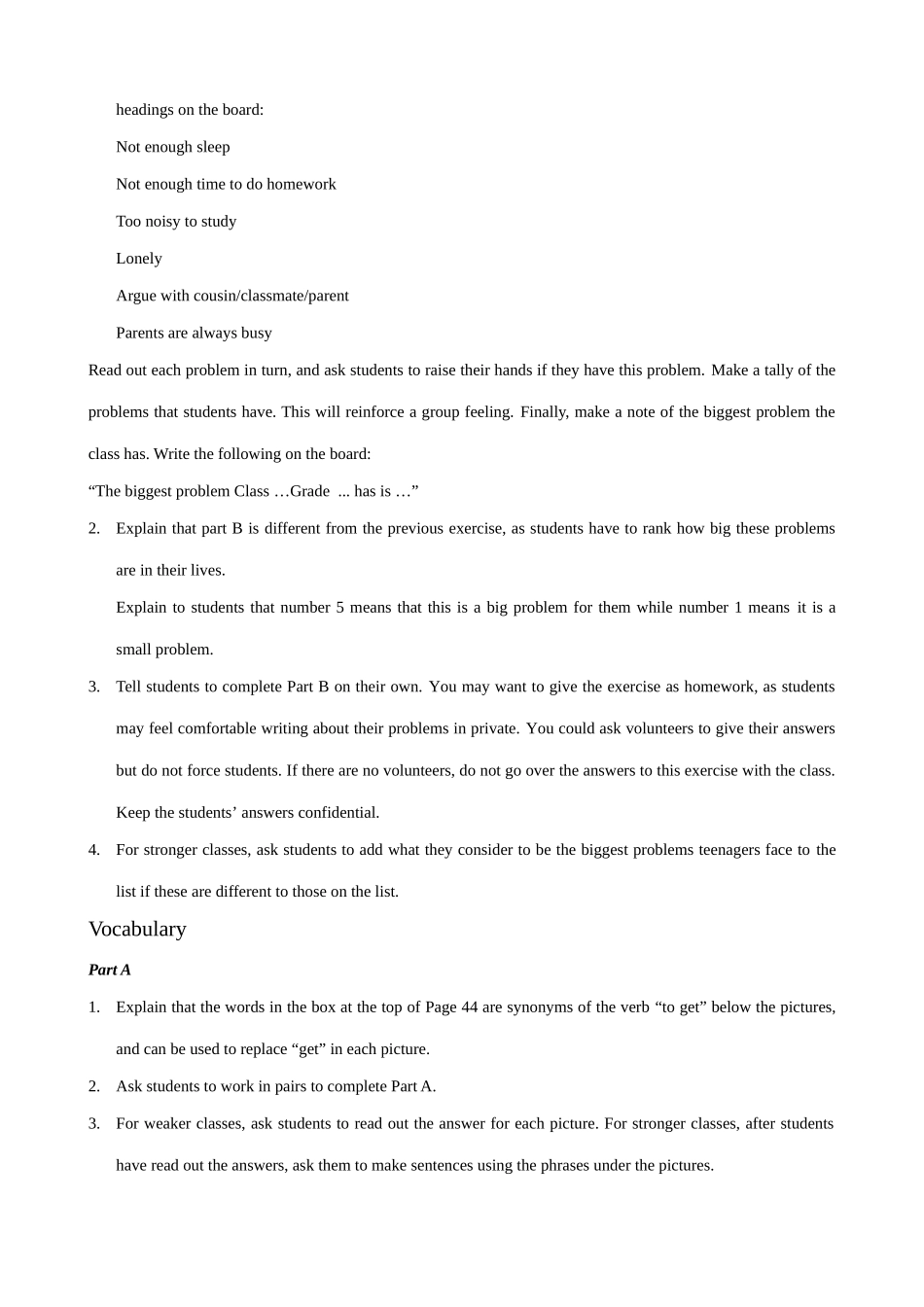 九年级英语 Unit3 teenage problems 1_第2页