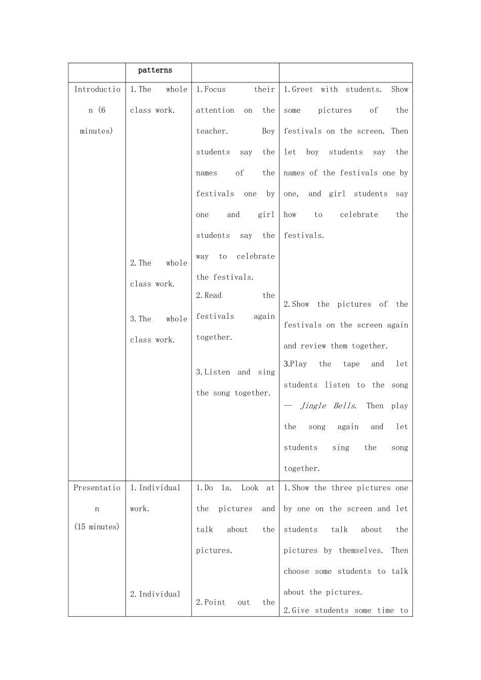 七年级英语下册 Unit 8 The seasons and the Weather Topic 3 Let’s celebrate Section B教案 （新版）仁爱版-（新版）仁爱版初中七年级下册英语教案_第2页