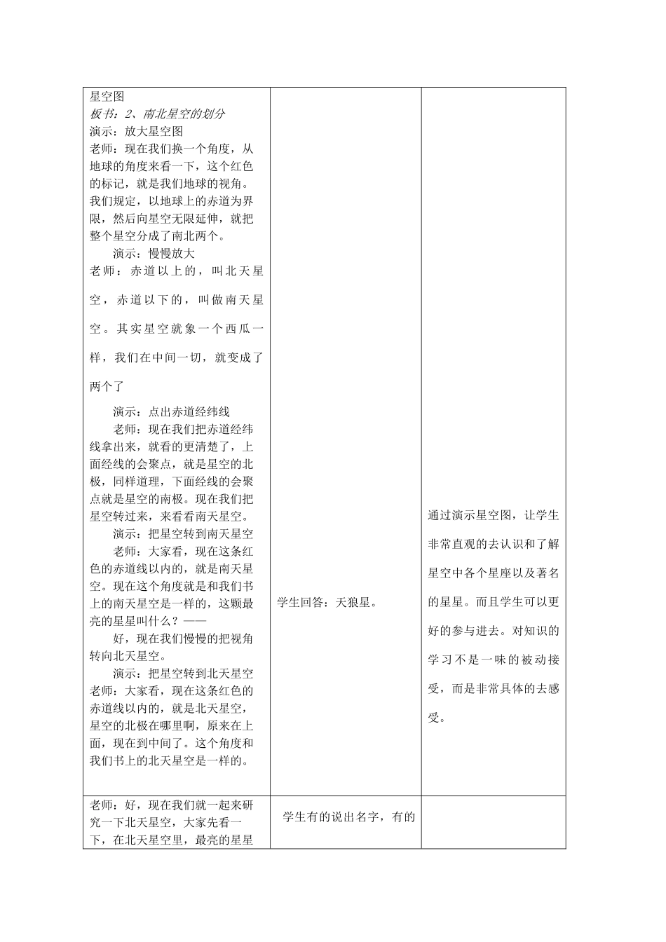 七年级科学上册《观测太空》教案2 浙教版_第2页