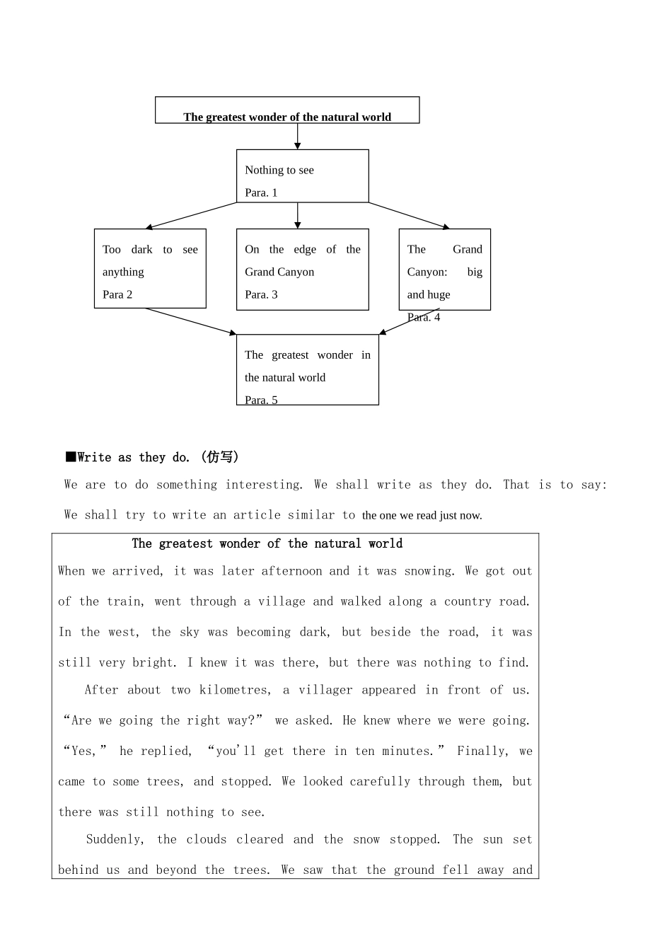 外研版英语九年级上册 Module1 Wonders of the world Unit2_第3页