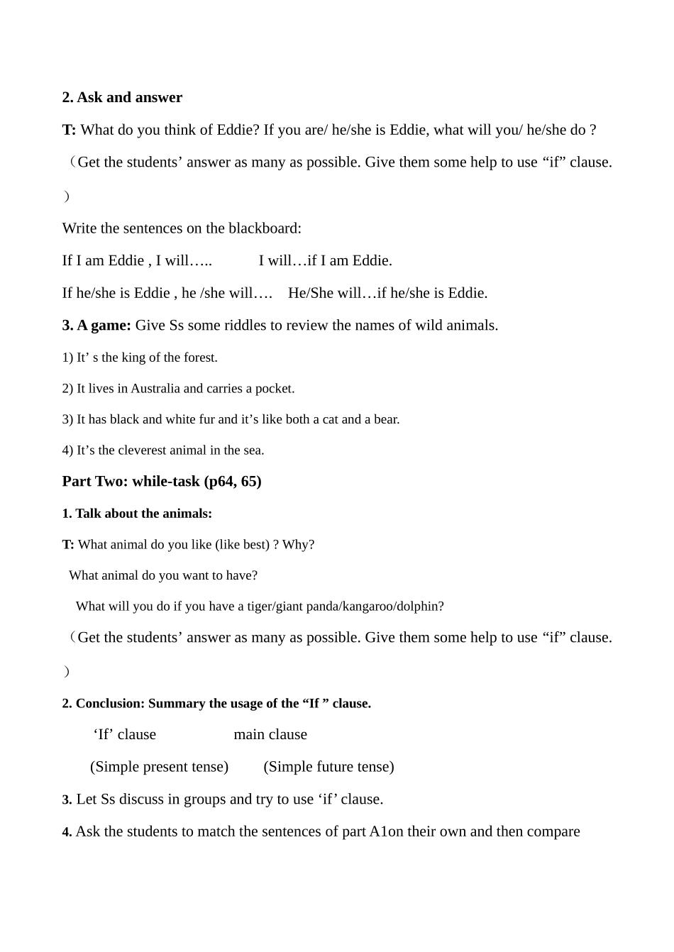 八年级英语 Unit 4 Grammar教学设计_第2页