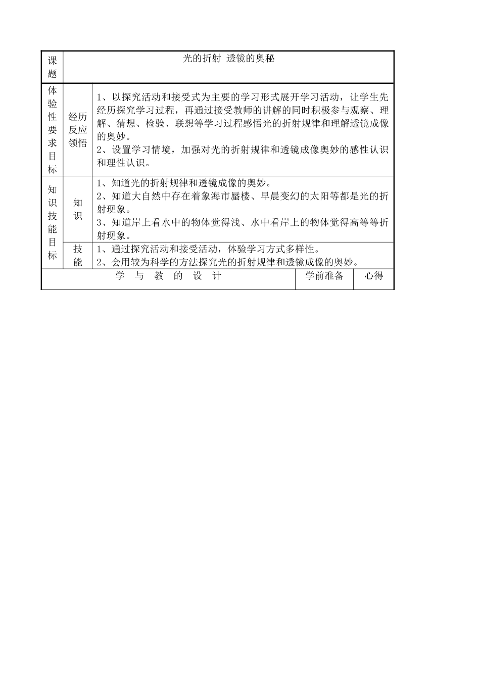 八年级物理苏科版光的折射 透镜的奥秘3_第1页