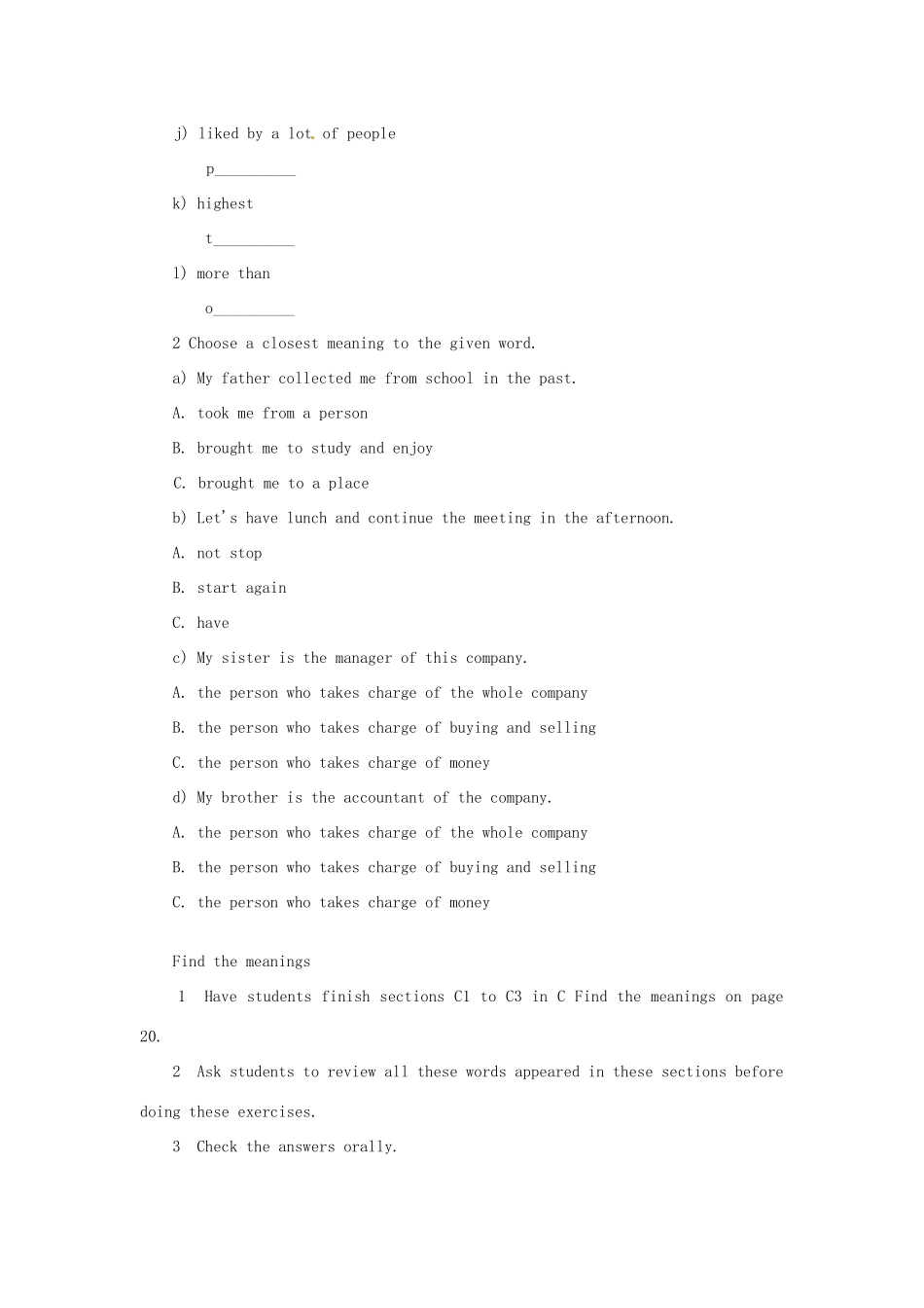 八年级英语上册 Chapter 2 A day in the life of…whiz-kid Wendy Period Two教案 上海牛津版_第2页