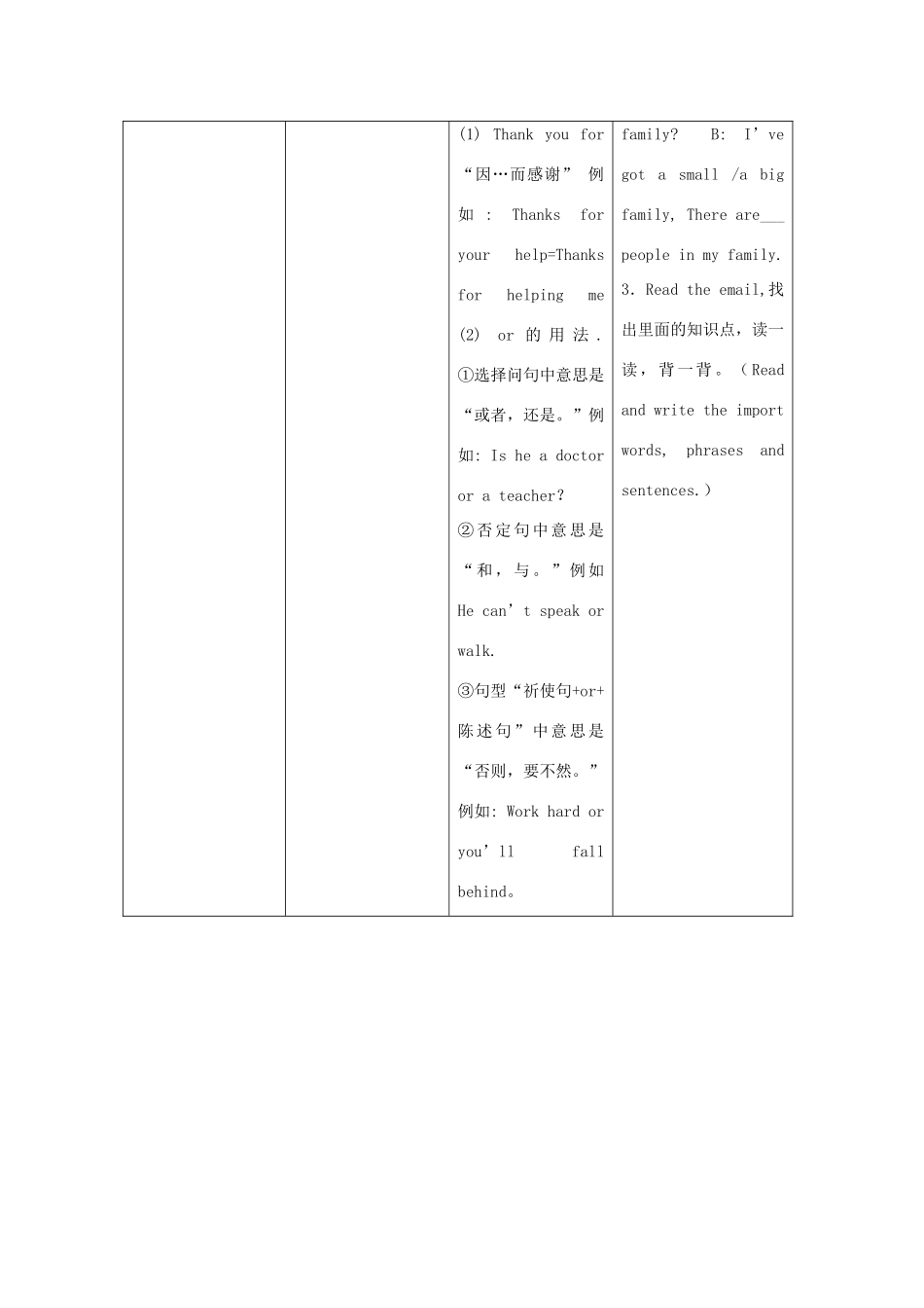 七年级英语上册 Module 4 Unit 2教学设计 外研版_第3页