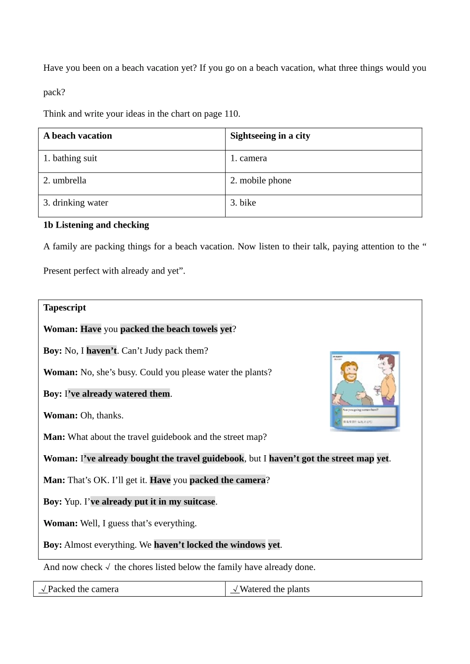 九年级英语 Unit14 Have you packed yet_第2页