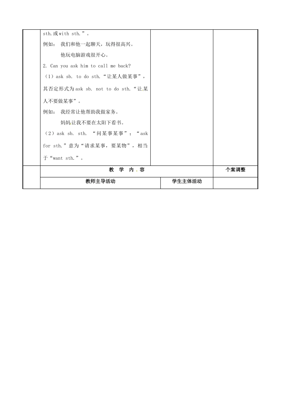 七年级英语下册 Unit 1 Dream homes复习教案1 （新版）牛津版-（新版）牛津版初中七年级下册英语教案_第2页