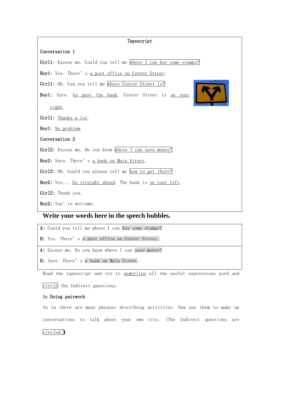 九年级英语全册 Unit 11 Could you please tell me where the restrooms are教学设计 人教新目标版_第3页