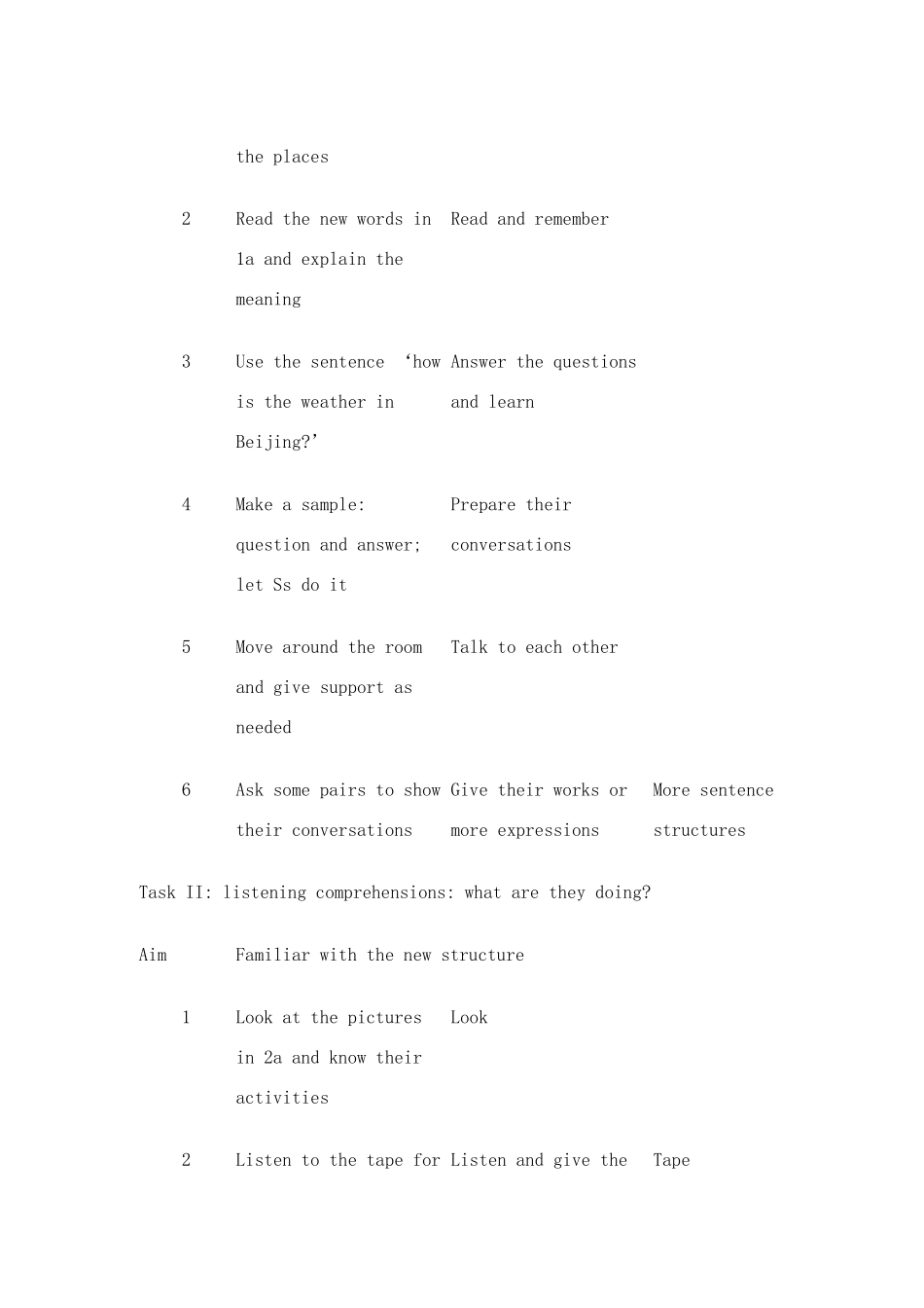 七年级英语上教案示例鲁教版_第3页