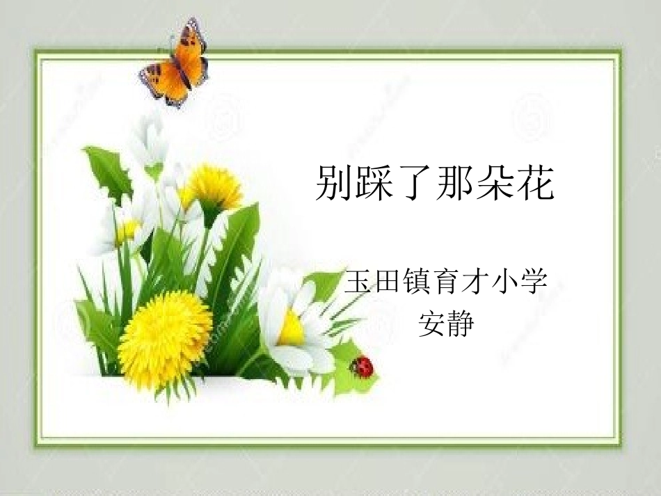 26.别踩了这朵花_第1页