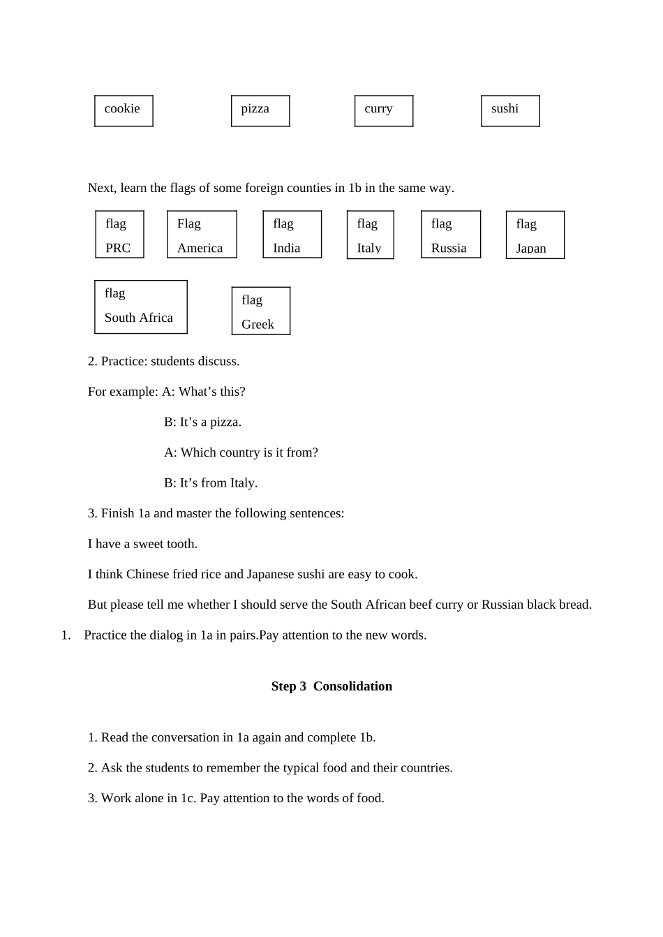八年级英语Unit 7 Topic 1 Section B教案2湘教版_第2页