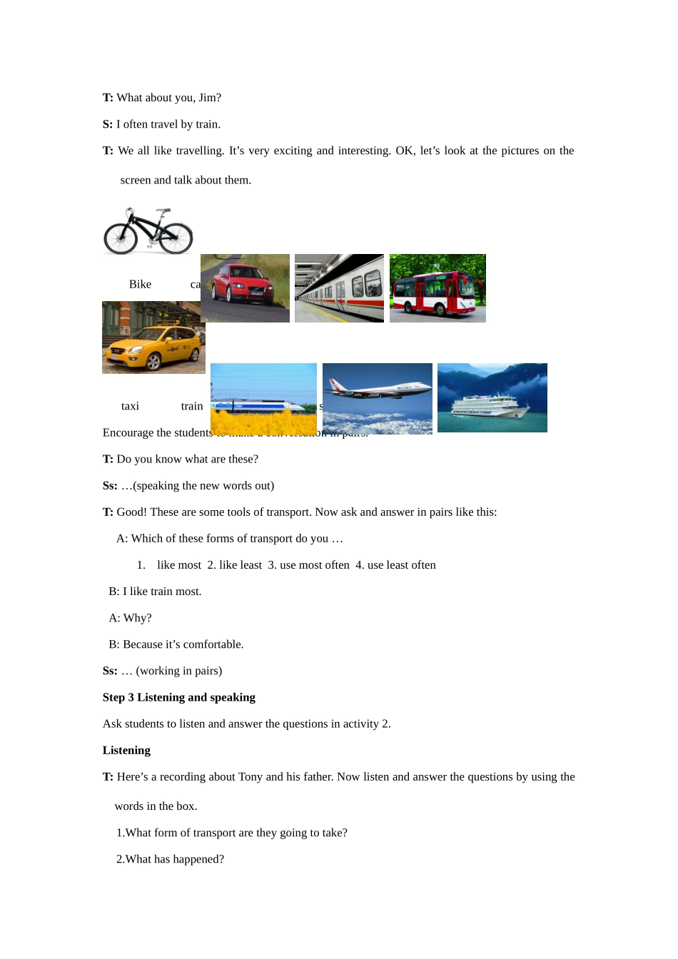 九年级英语下册 Module1 Unit1 The flight was late教案 外研版_第2页