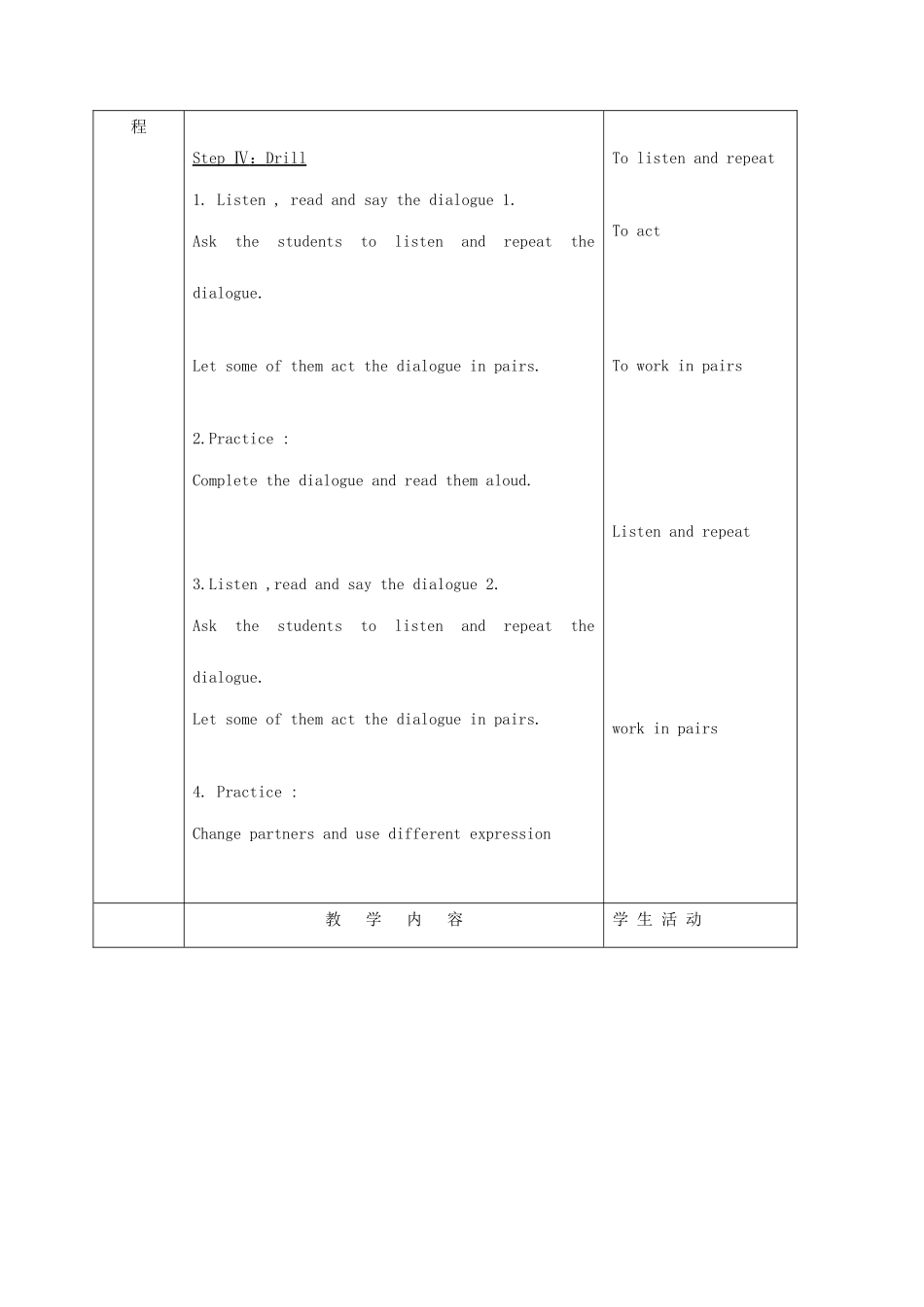 北京市窦店中学七年级英语《lesson1 Good morning Class》教案_第2页
