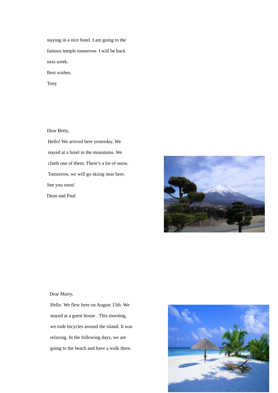 八年级英语下册：Chapter 4 Educational visits Writing教案深圳牛津版_第2页