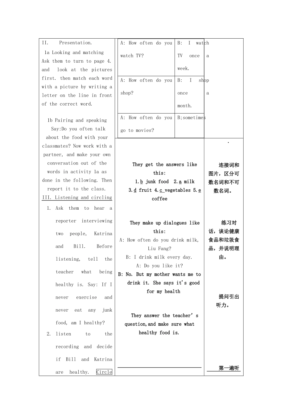 八年级英语上册 Unit 1示范教案（4） 人教新目标版_第2页