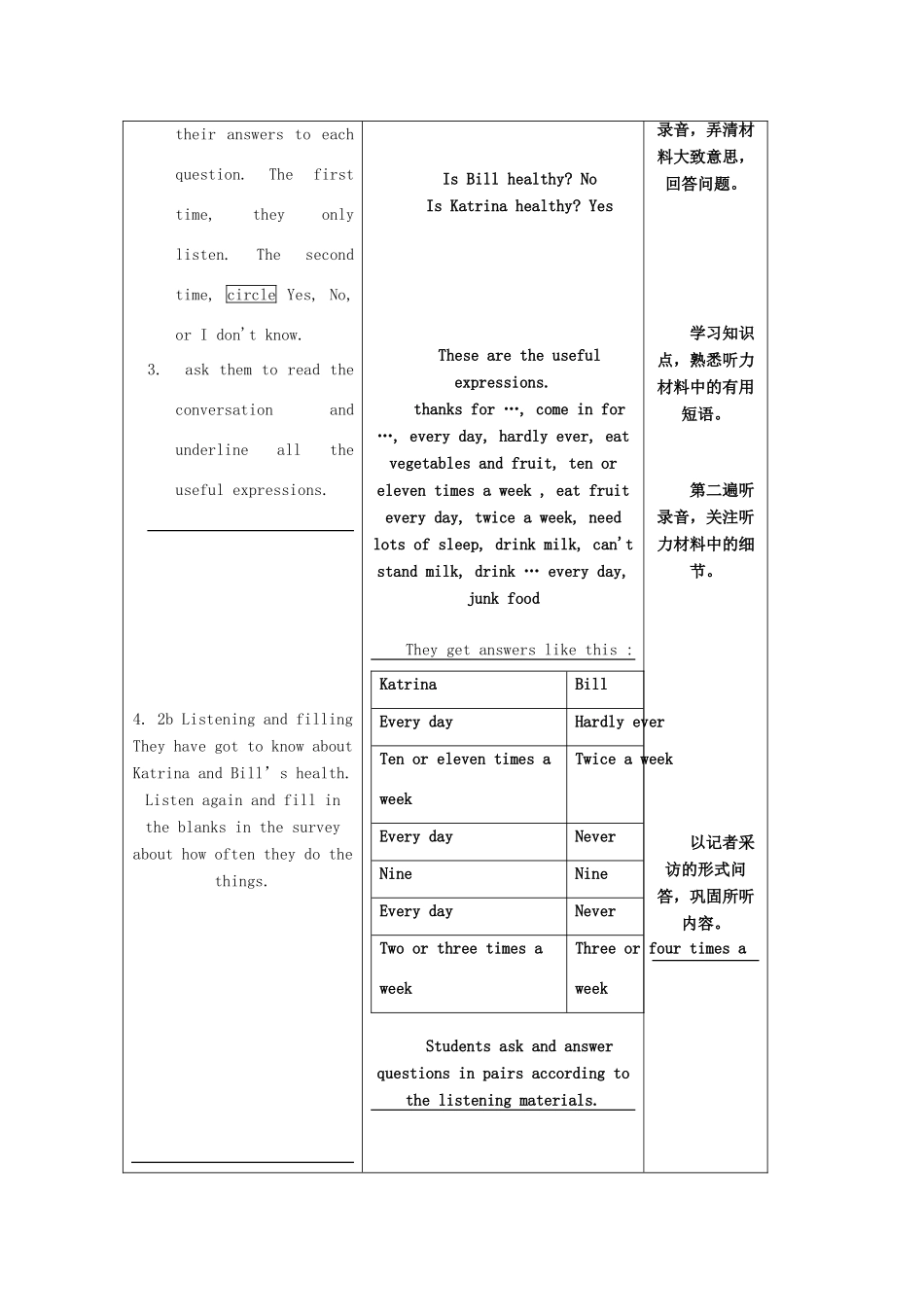 八年级英语上册 Unit 1示范教案（4） 人教新目标版_第3页