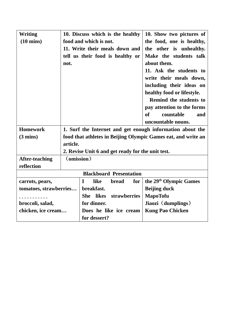 七年级英语 Unit 6 Do you like bananas Period 5 Self Check & Revision_第3页