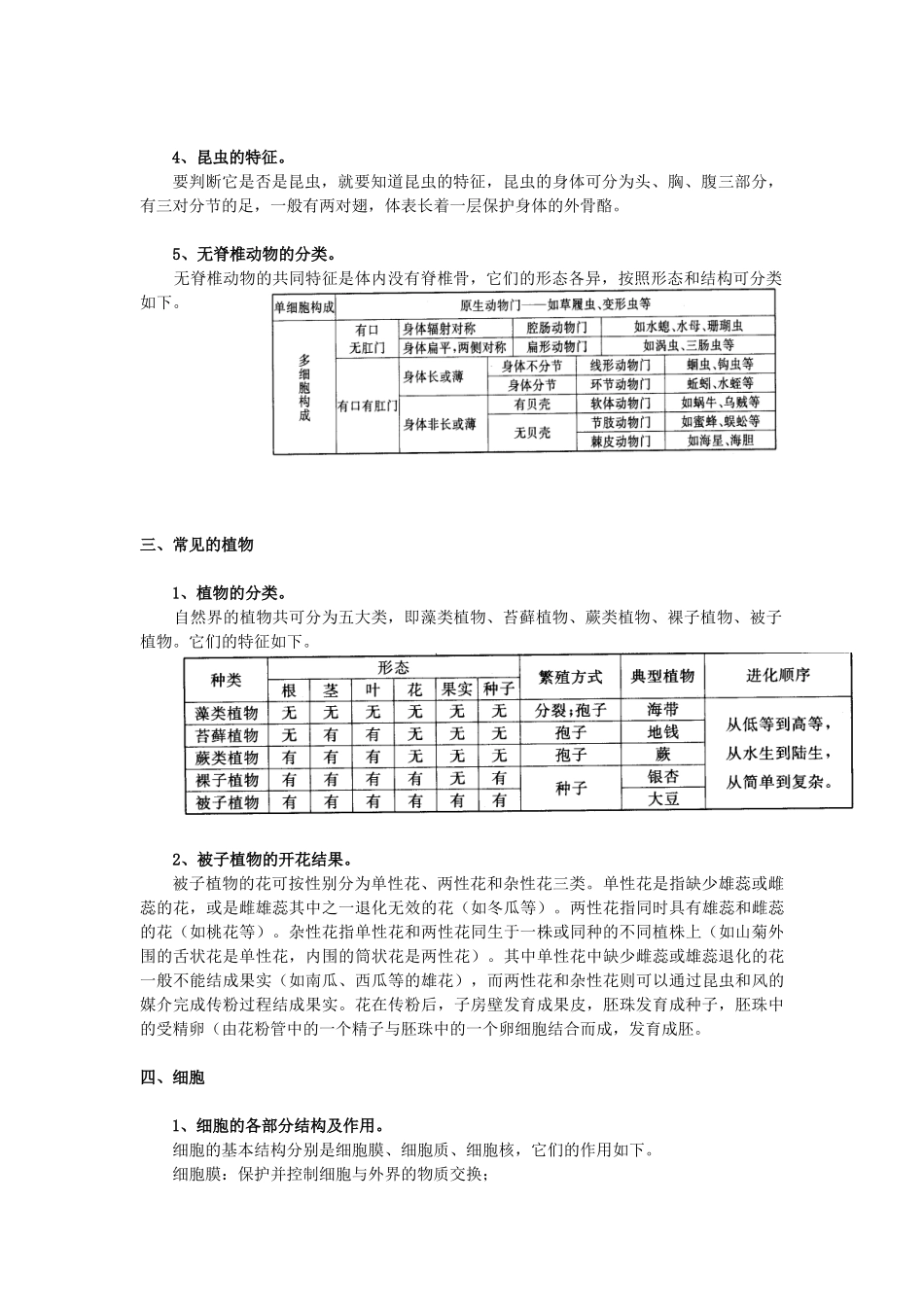 七年级科学上册：第2章观察生物教案（浙教版）_第2页