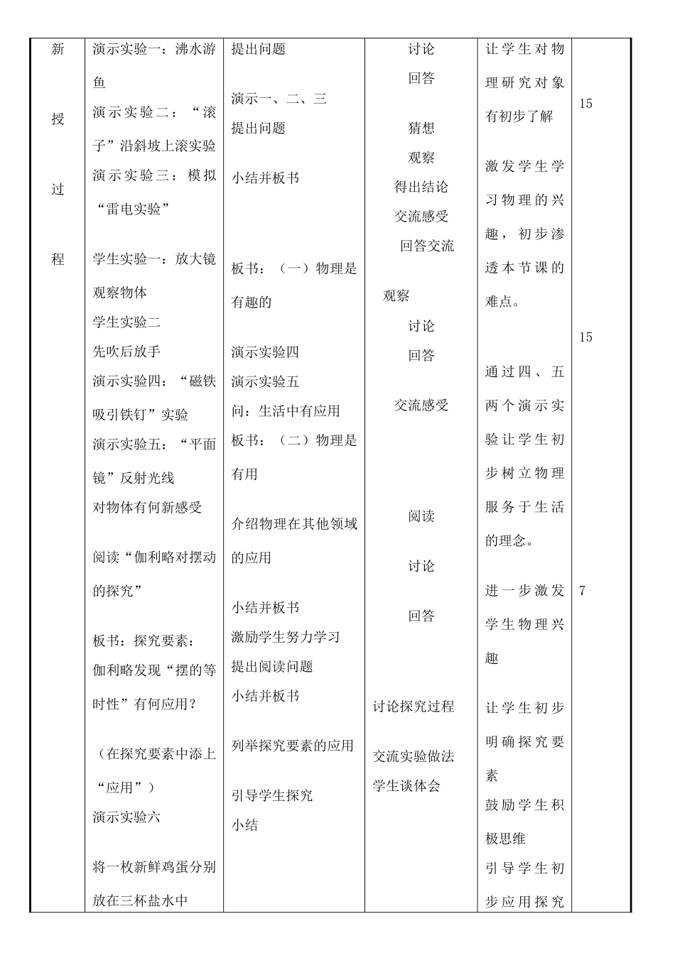 八年级物理《《科学之旅》教学设计》北师大版_第3页