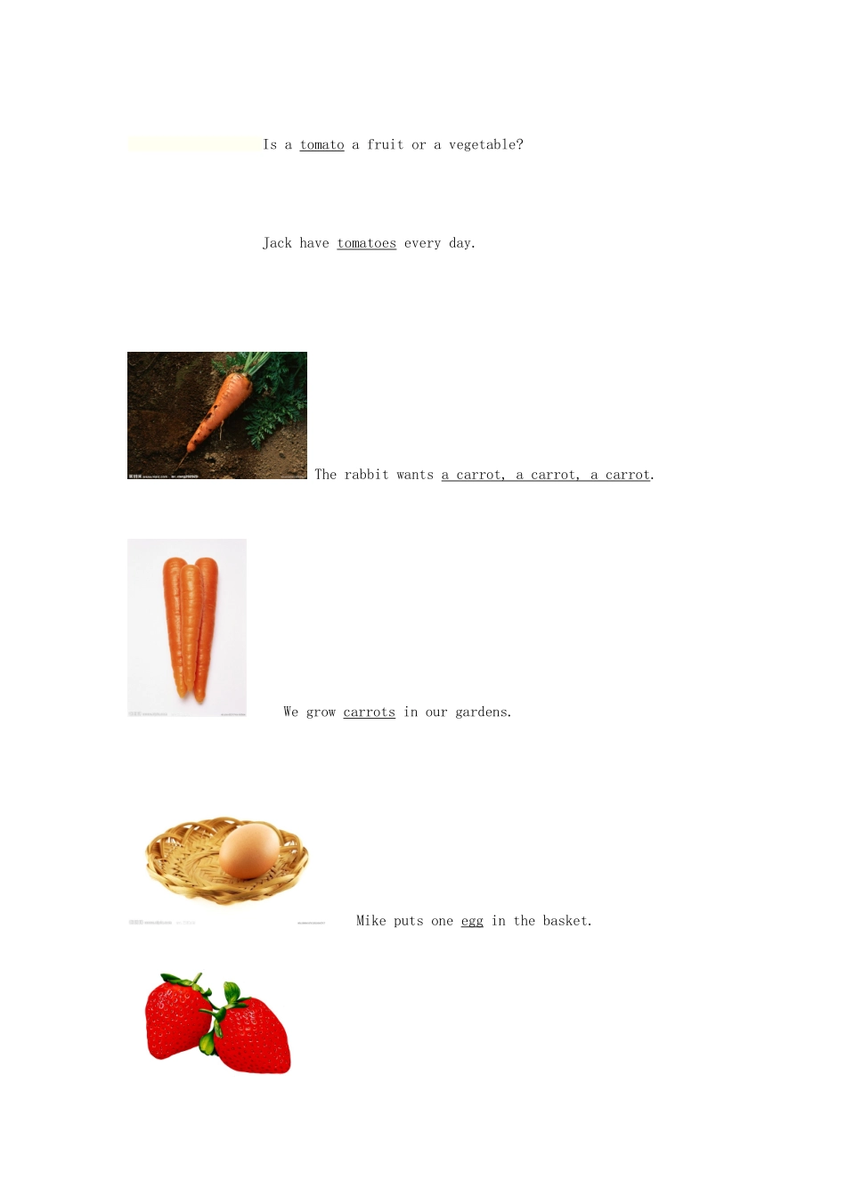 七年级英语上册 Unit 6 Do you like bananas？Period（1）教案 （新版）人教新目标版_第3页