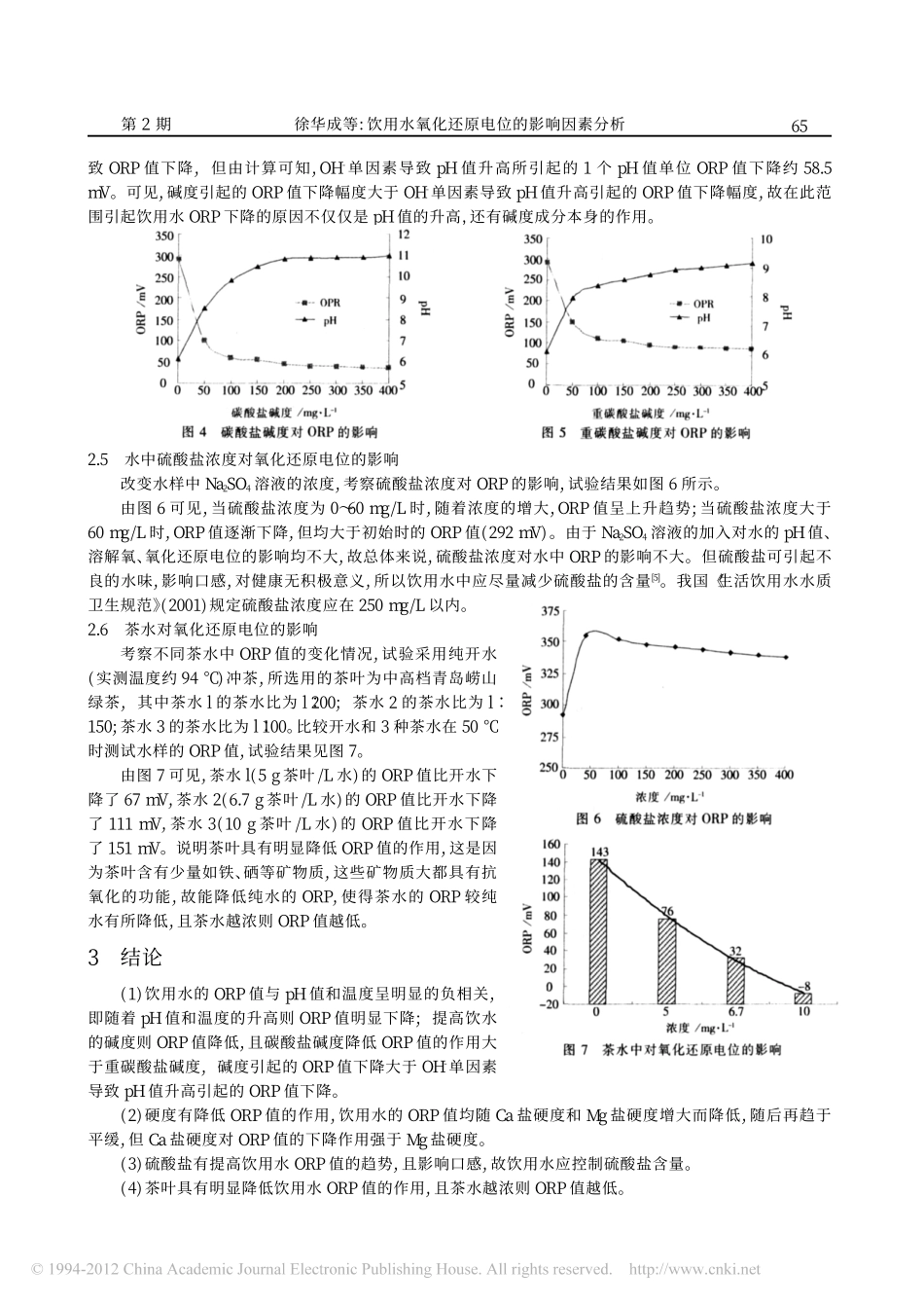 饮用水氧化还原电位的影响因素分析_第3页