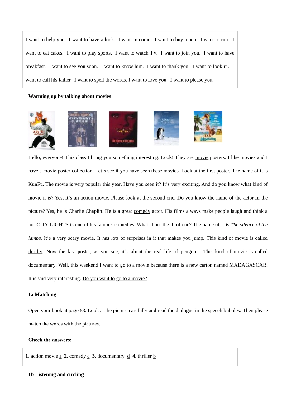 七年级英语Do you want to go to a movie教案 新课标 人教版_第2页