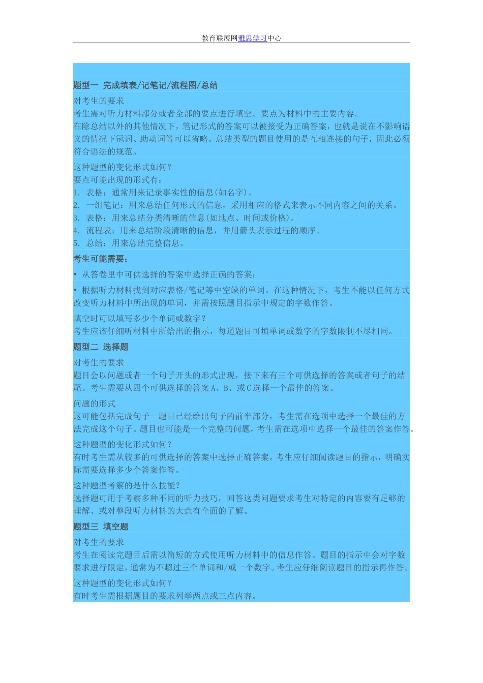 雅思听力题型解析_第2页