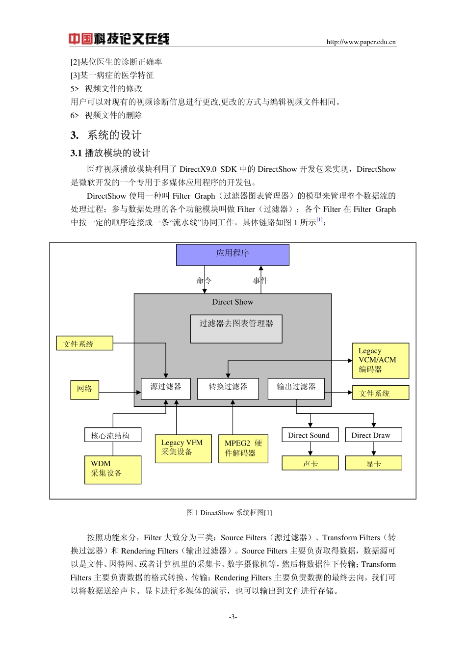 远程医疗视频诊断系统的设计与实现_第3页