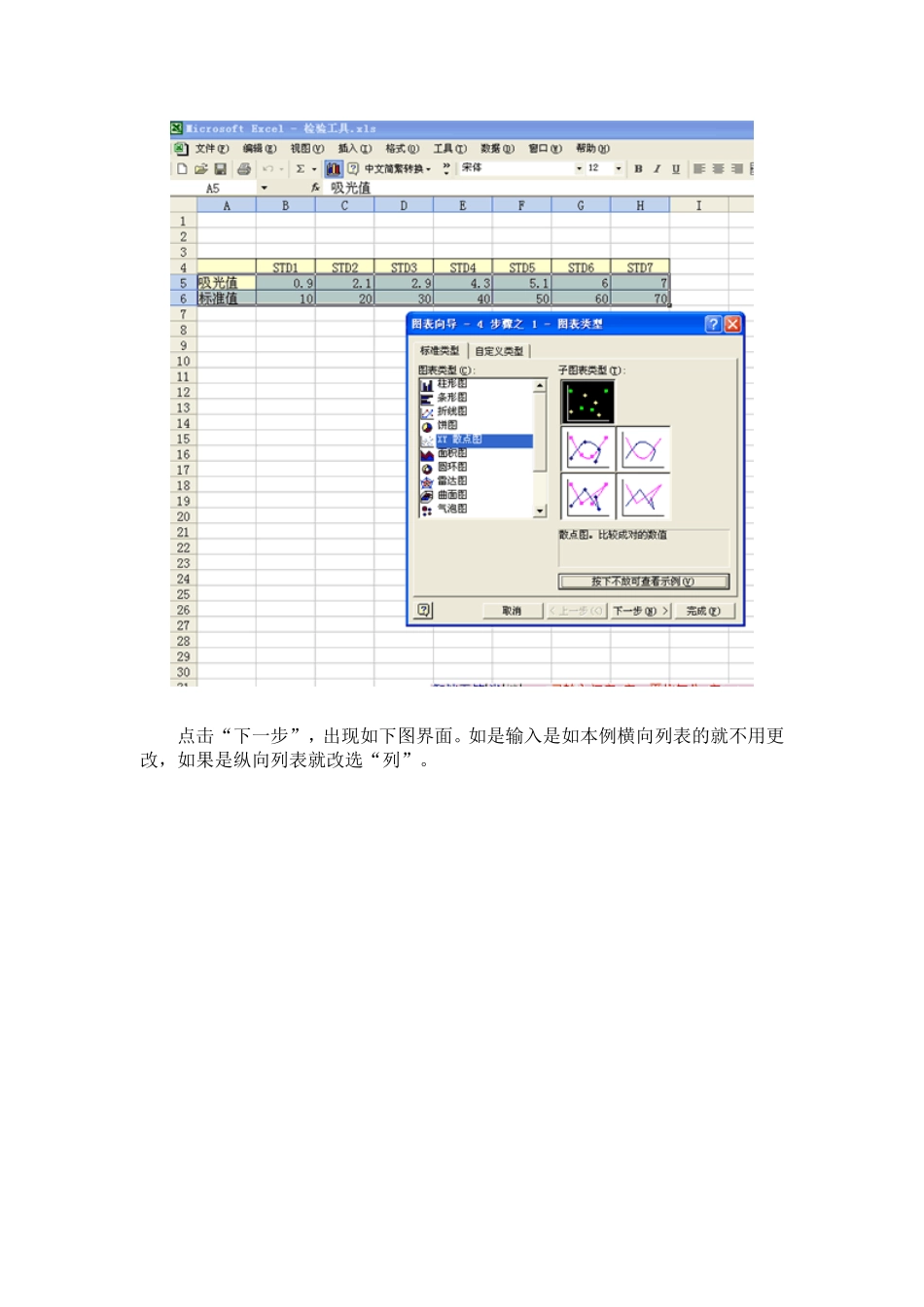 运用Excel做标准曲线_第2页