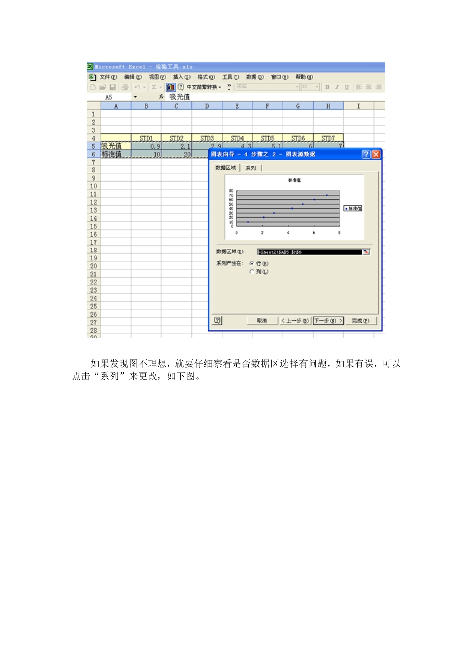 运用Excel做标准曲线_第3页