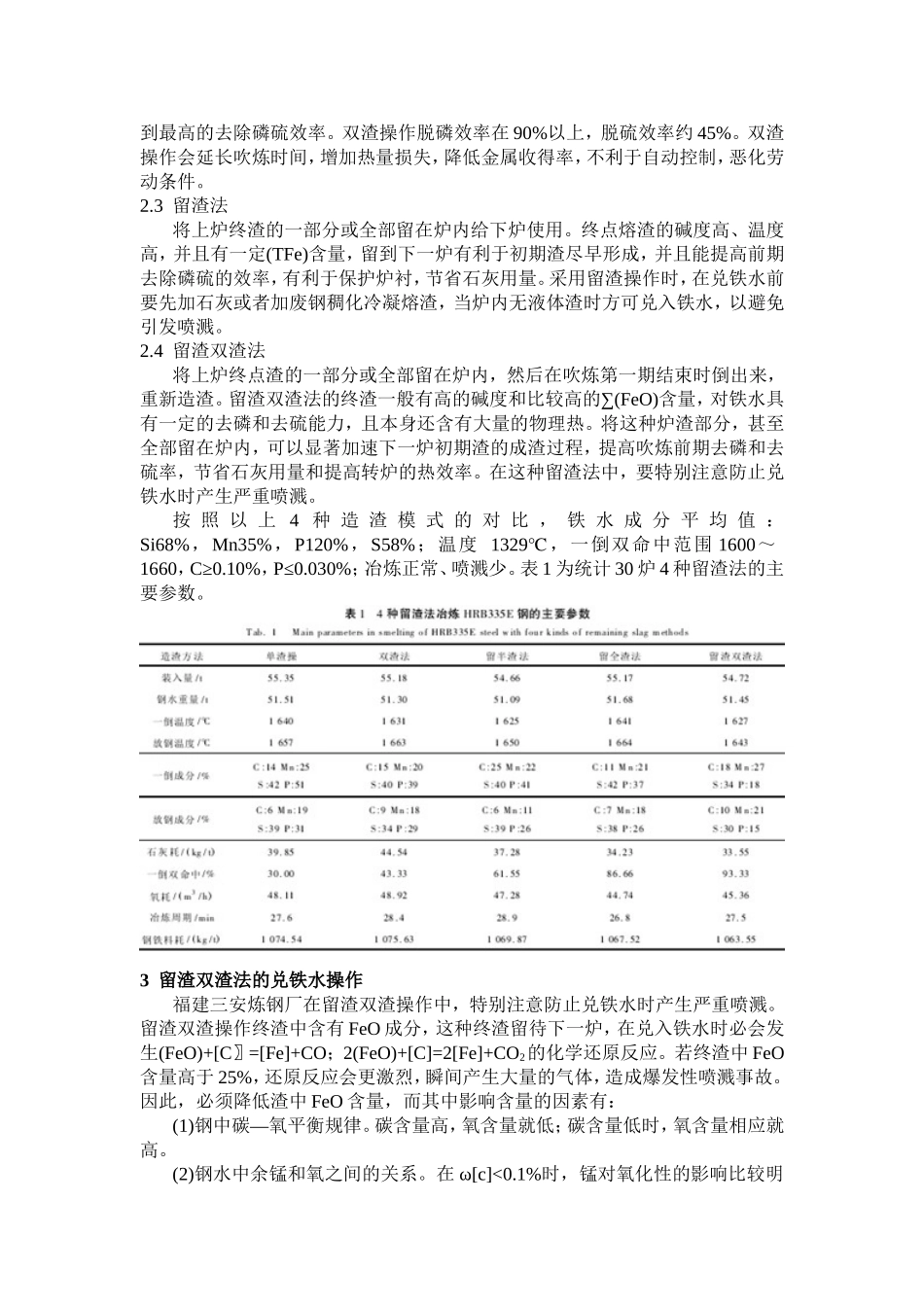 转炉留渣双渣操作生产实践_第2页
