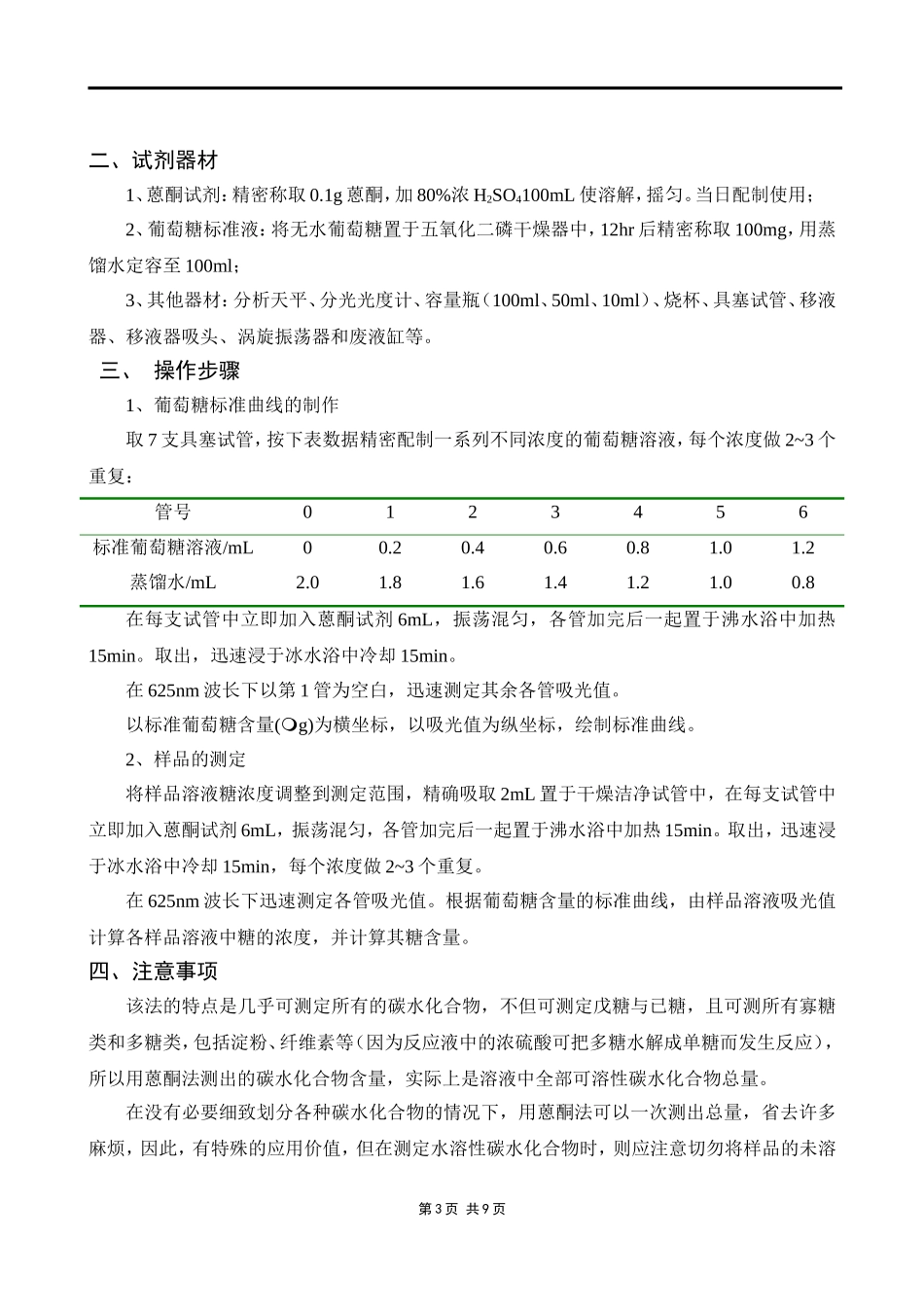 资料-多糖含量测定的各种方法优缺点_第3页