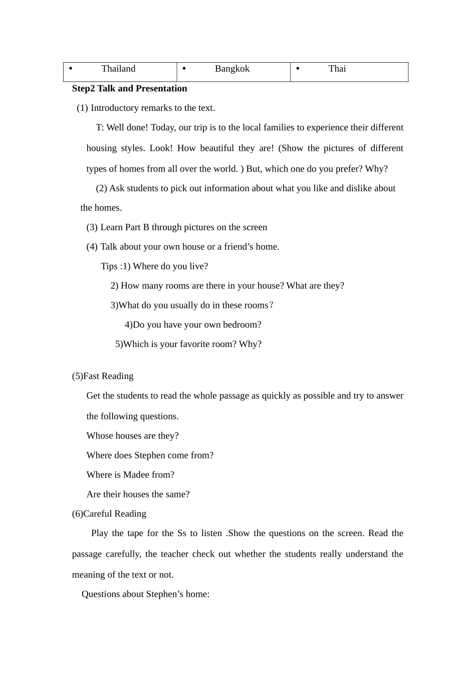 七年级英语下册 Unit 1 Reading I教案牛津版_第2页