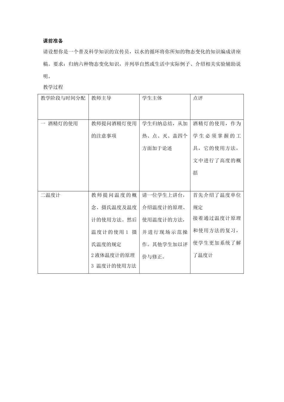 九年级物理 物态变化中考复习教案 苏科版_第2页