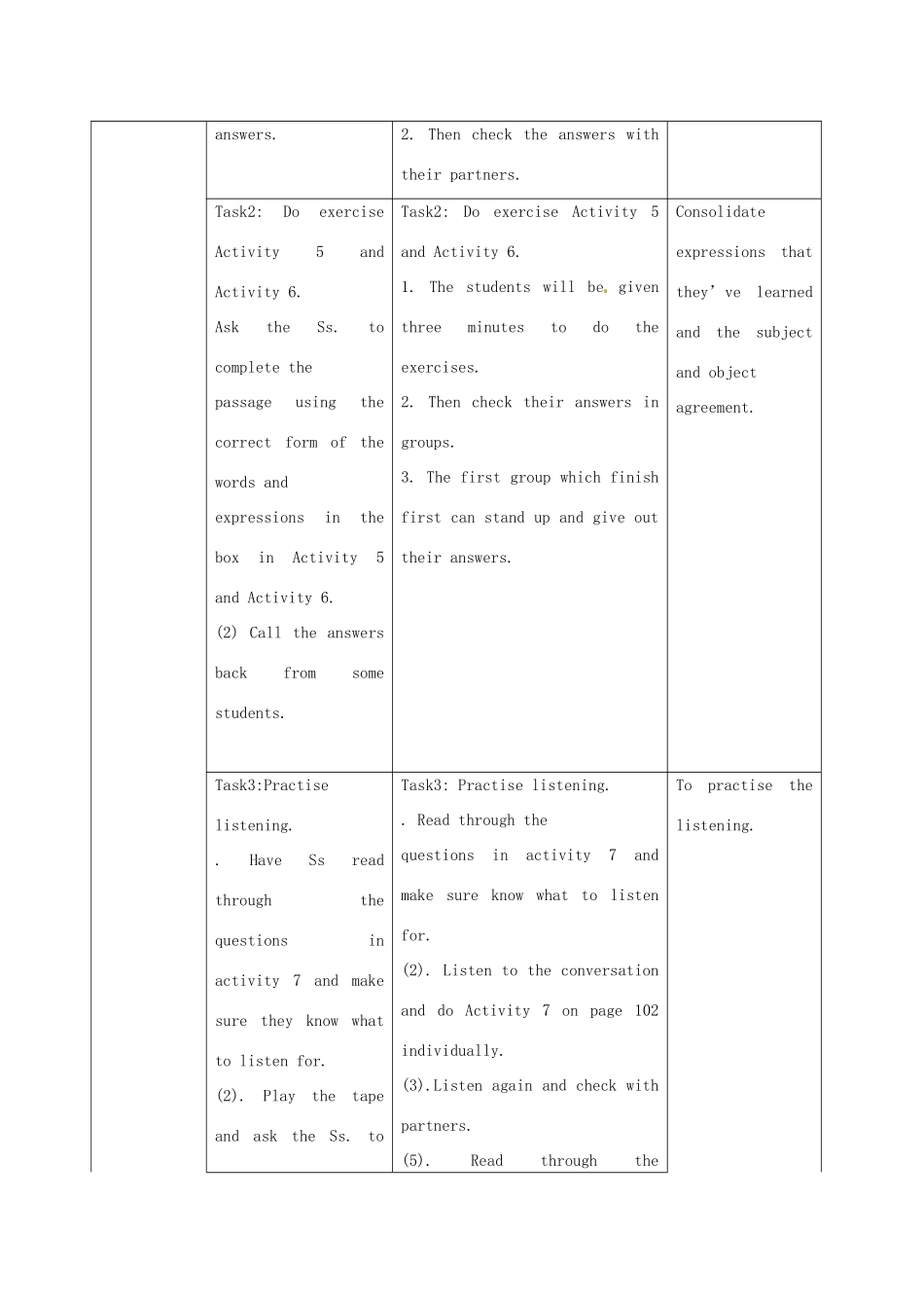 九年级英语上册 Module 12 Summer in LA Unit 3 Language in use教案 外研版-外研版初中九年级上册英语教案_第3页