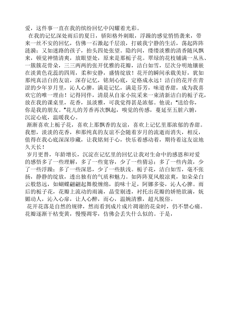 记忆作文之…留在我的记忆深处作文600字_第3页