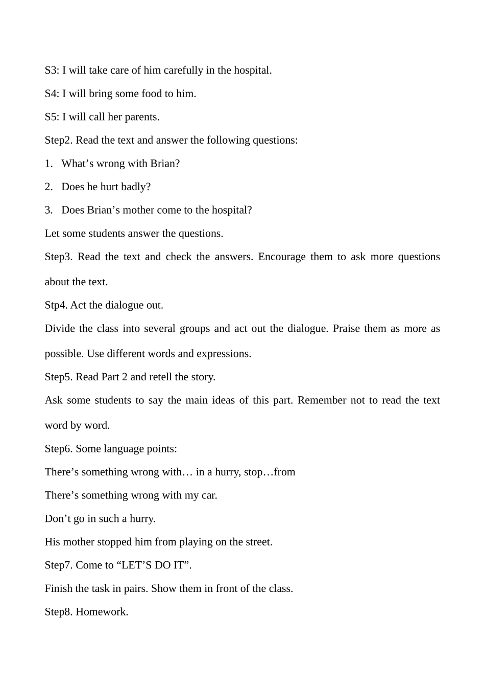 九年级英语上册Unit6 Accidents 3冀教版_第2页