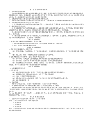 药理学李冬梅笔记