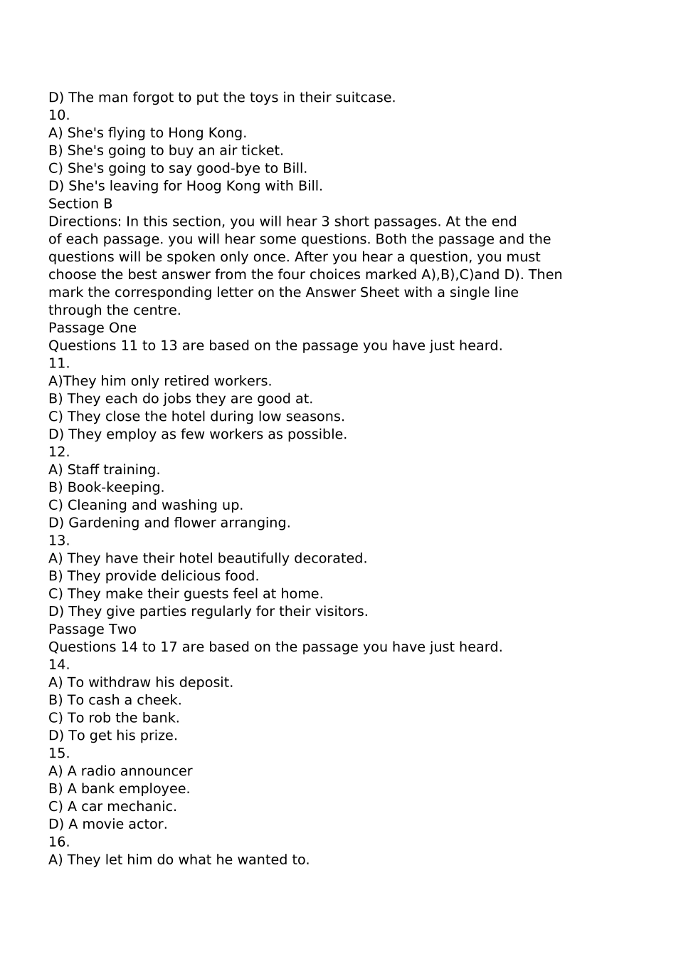 英语听力答案_第2页