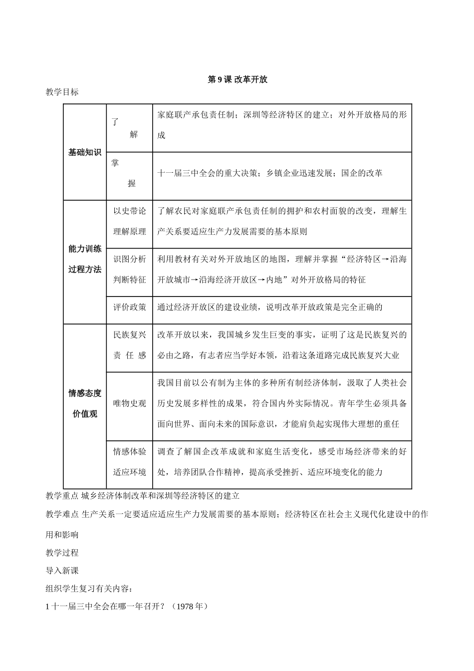八年级历史改革开放1_第1页