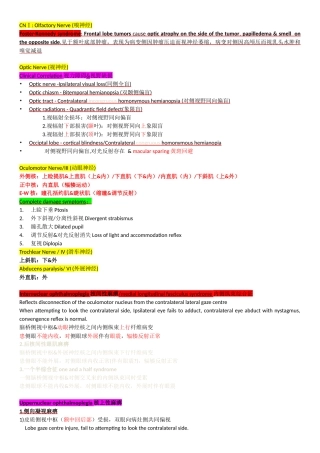英文神经病学重点整理!!!