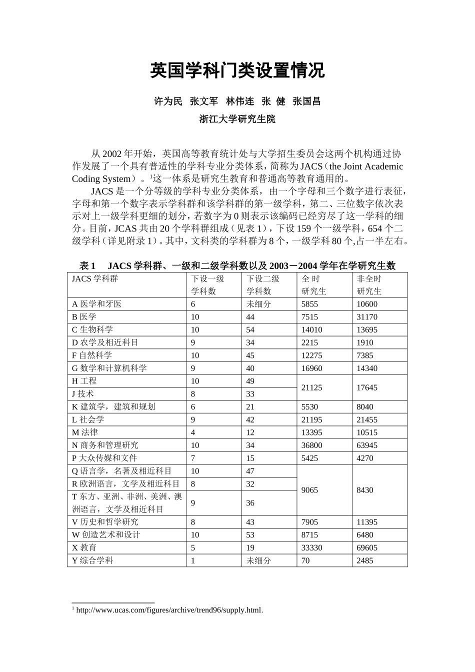 英国学科门类设置情况_第1页
