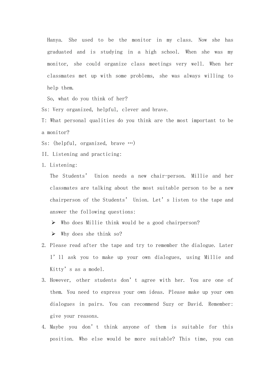 九年级英语上册 unit 1 Speak up and Study skills 特色教案 牛津版_第2页