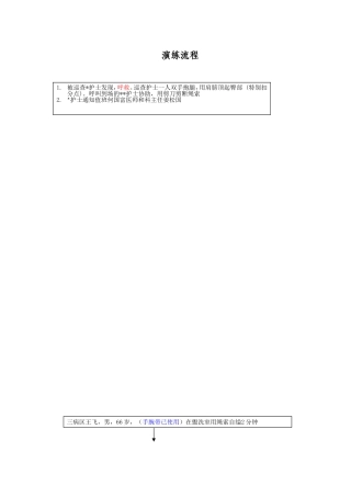 自缢患者应急处理模拟演练方案