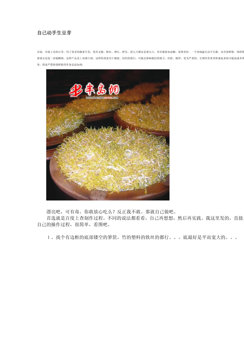 自己动手生豆芽_第1页