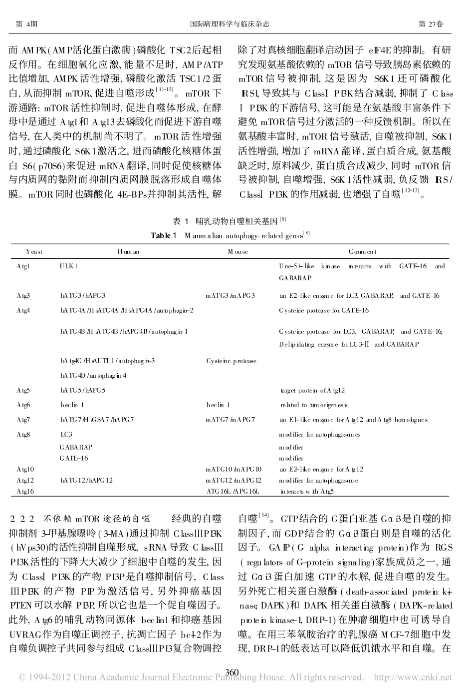 自噬的分子机制与病理生理意义_第3页