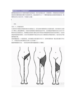 腰背痛的问诊